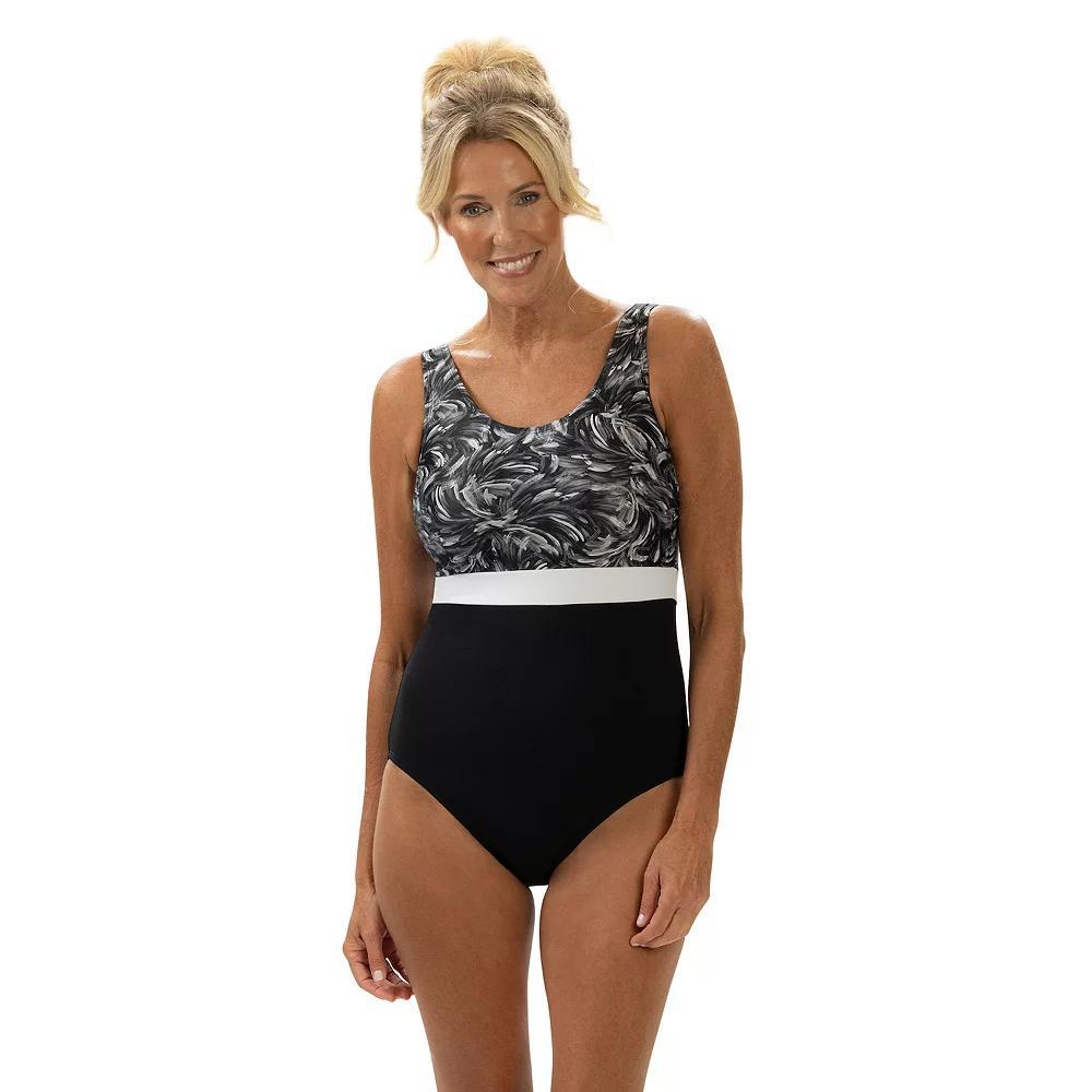 Women's Dolfin Scoop Back One-Piece Swimsuit, Size: 22, Oasis Product Image