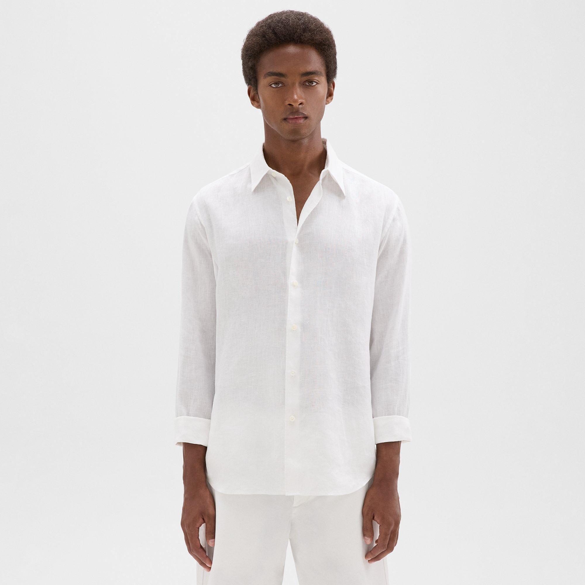 Relaxed Linen Irving Shirt | Theory Product Image
