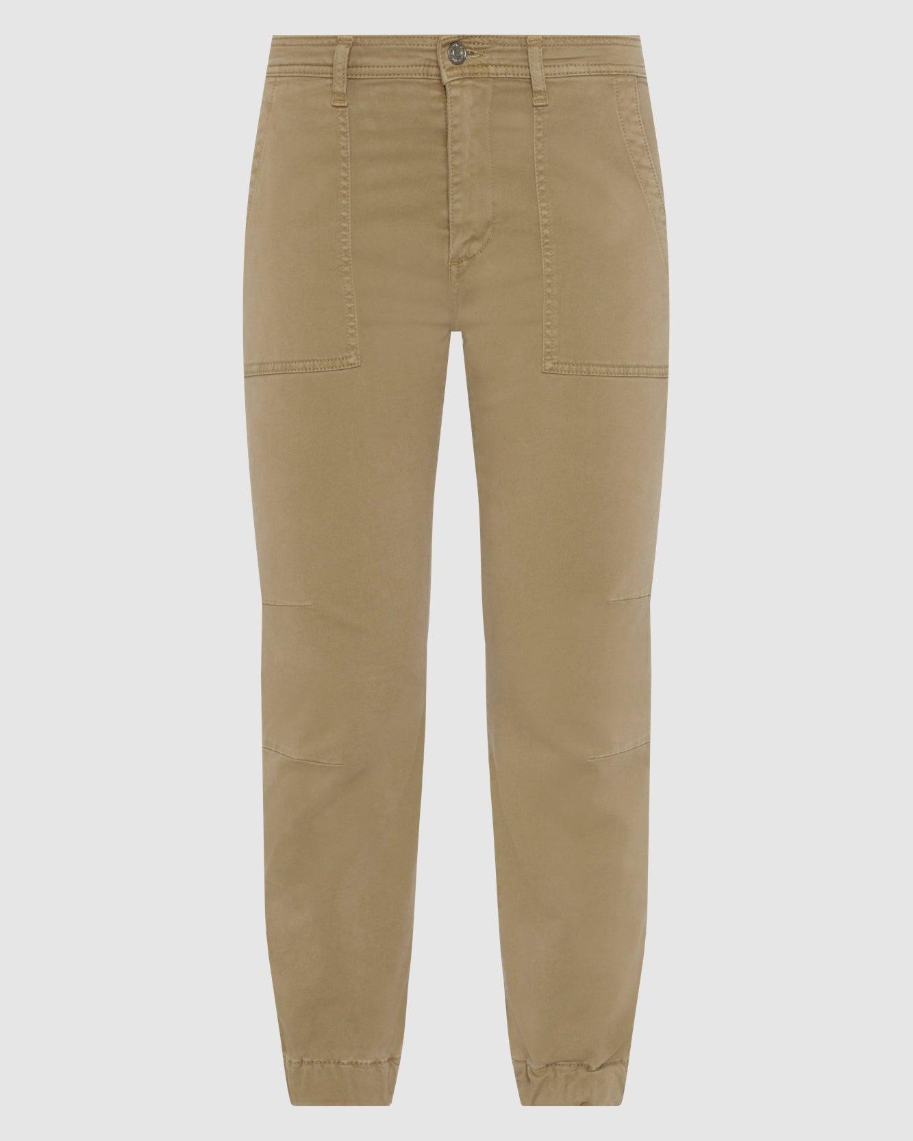 Womens Darted Cotton-Blend Boyfriend Joggers Product Image