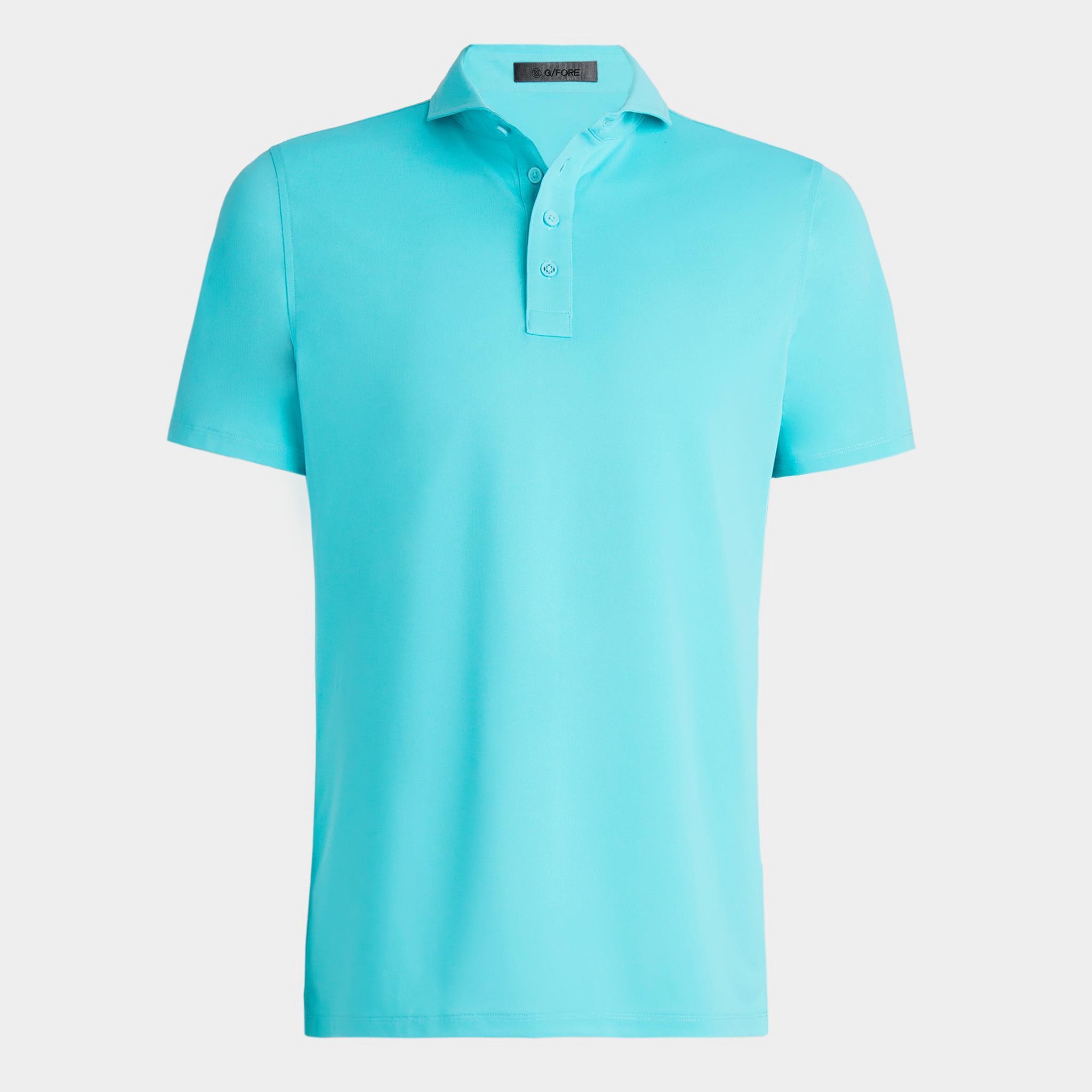 RIB GUSSET TECH PIQUÉ MODERN SPREAD COLLAR POLO Product Image