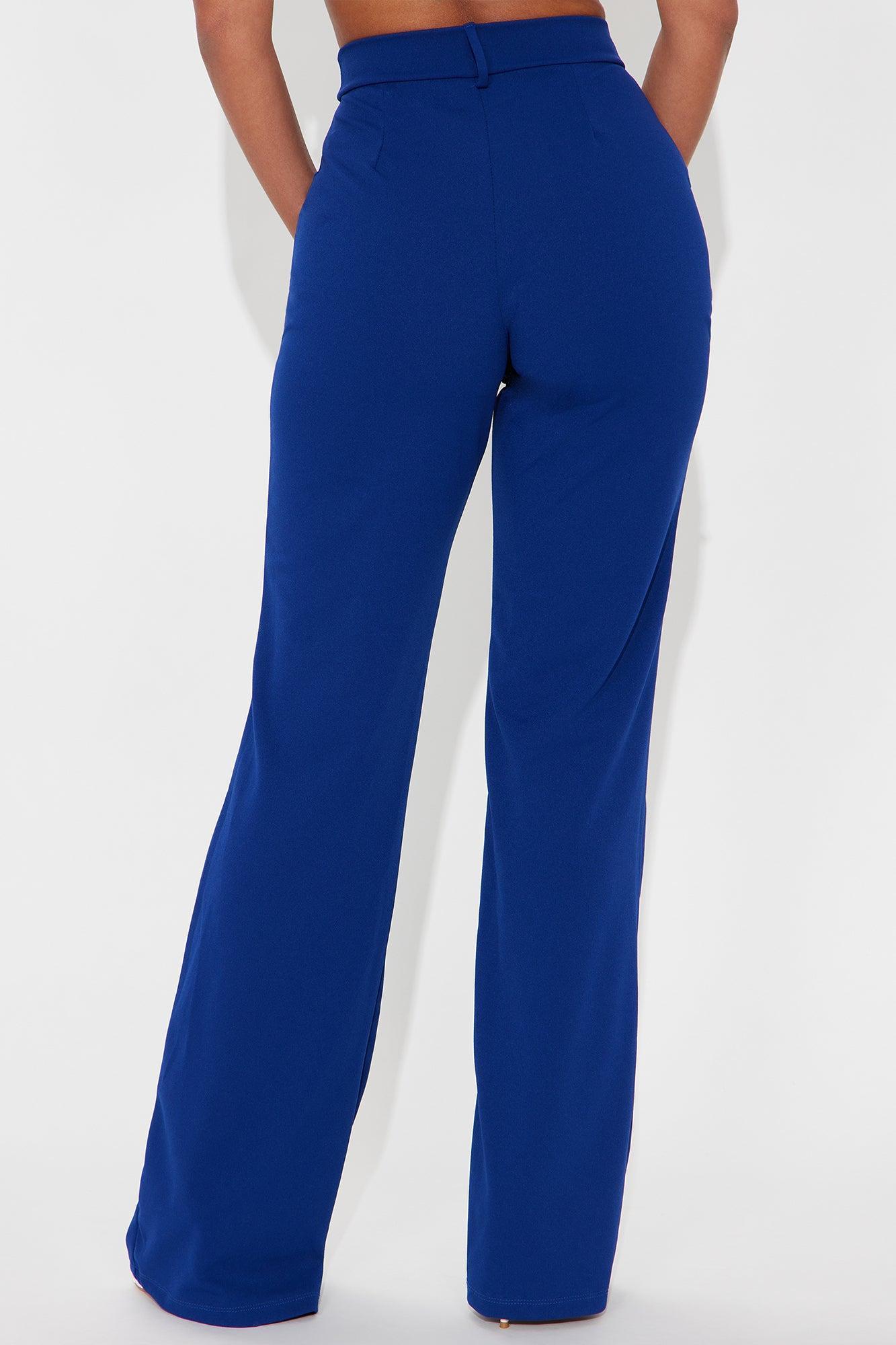 Tall Heidi Wide Leg Trouser Pant - Royal Product Image