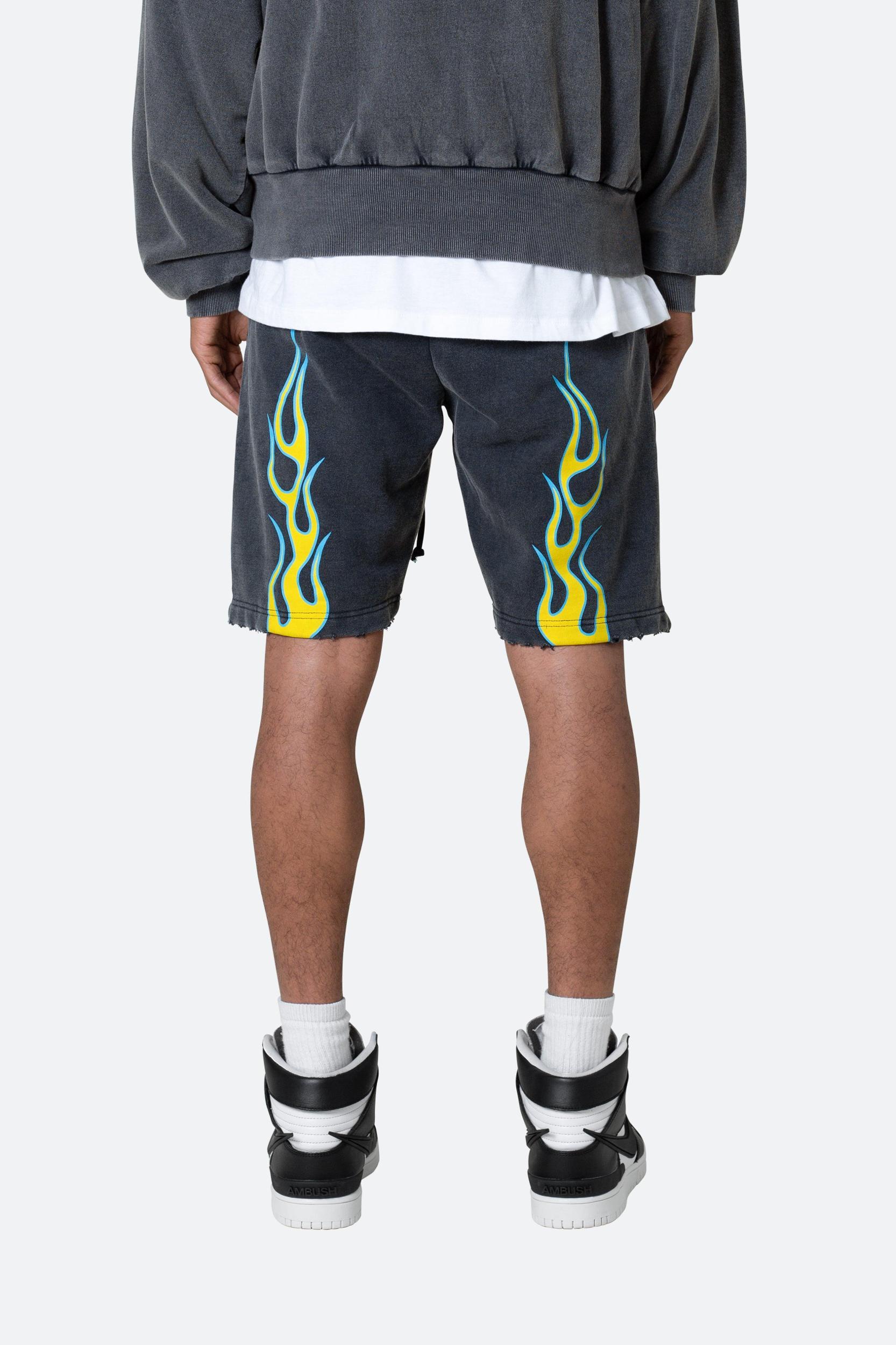 Flame Shorts - Black Product Image