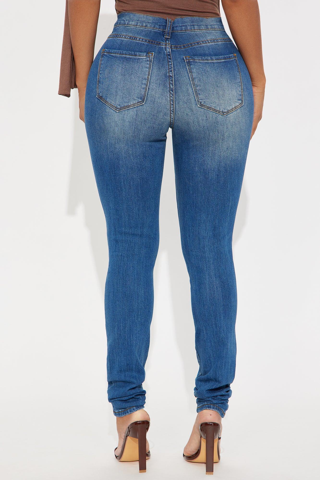 Tall Tough It Up Stretch Skinny Jeans - Dark Wash Product Image