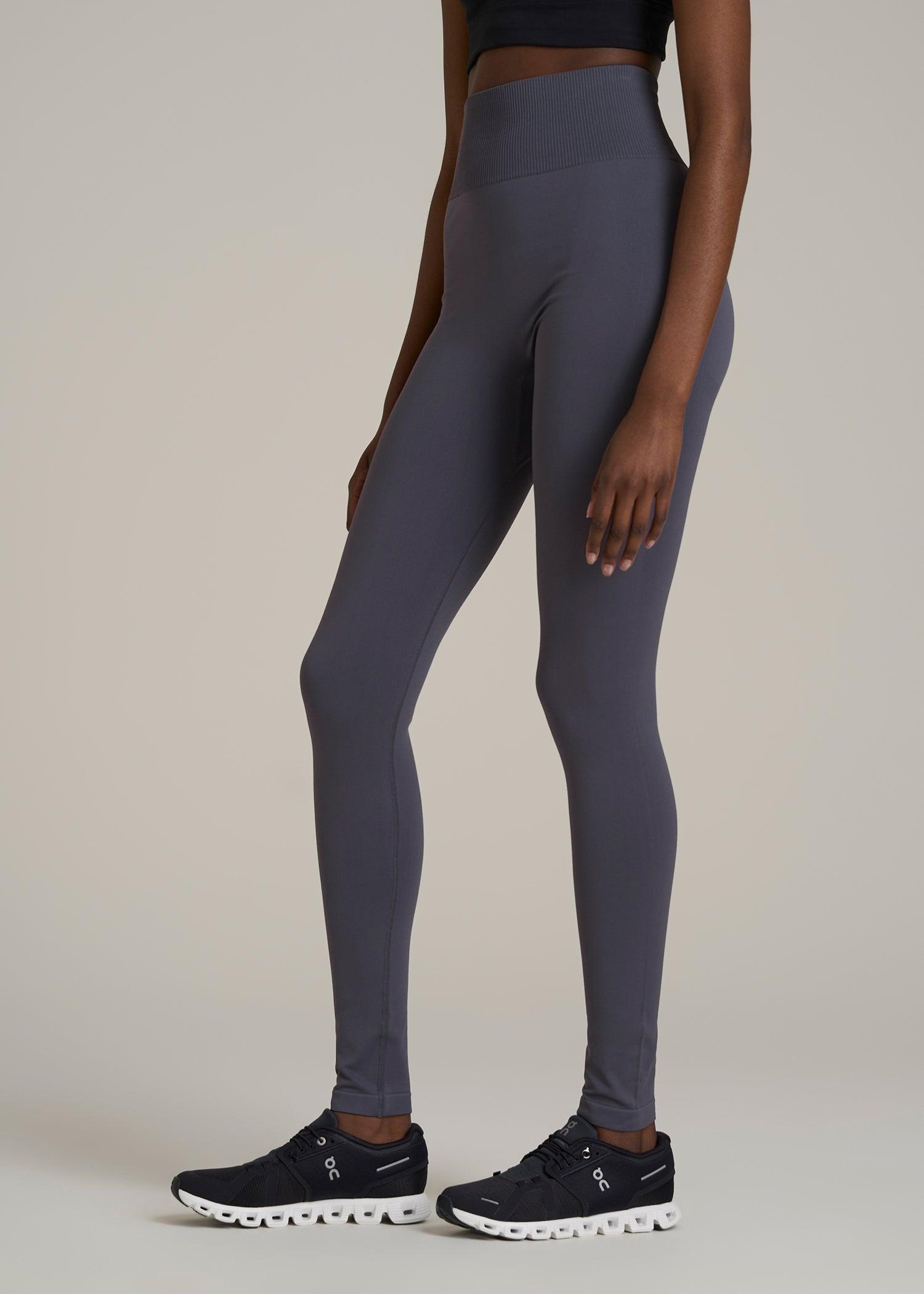 Compression Training Leggings for Tall Women in Periscope Grey Female Product Image