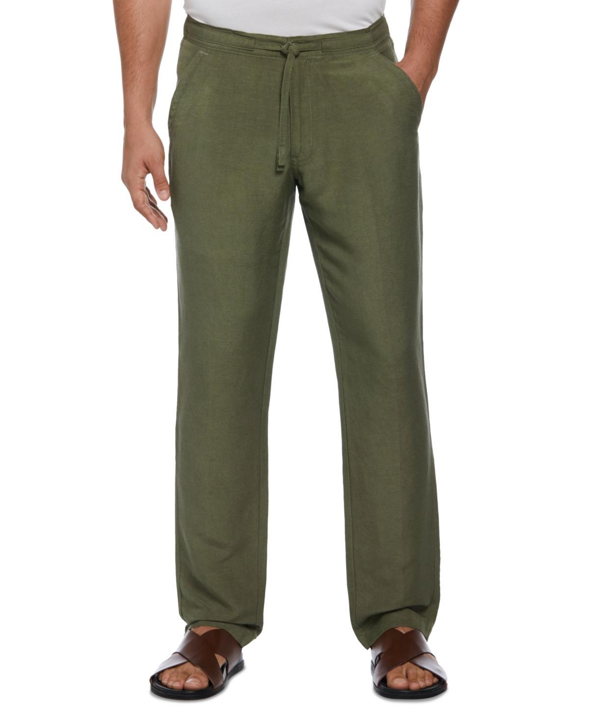 Men's Cubavera Linen Blend Drawstring Pants, Size: XXLARGE 32, Silver Product Image