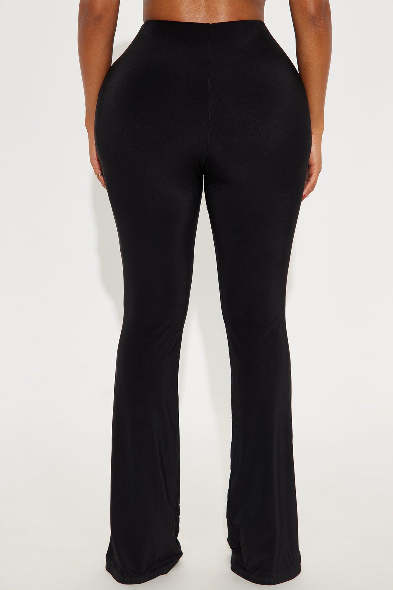 Sanna Ruched Flare Pant - Black Product Image