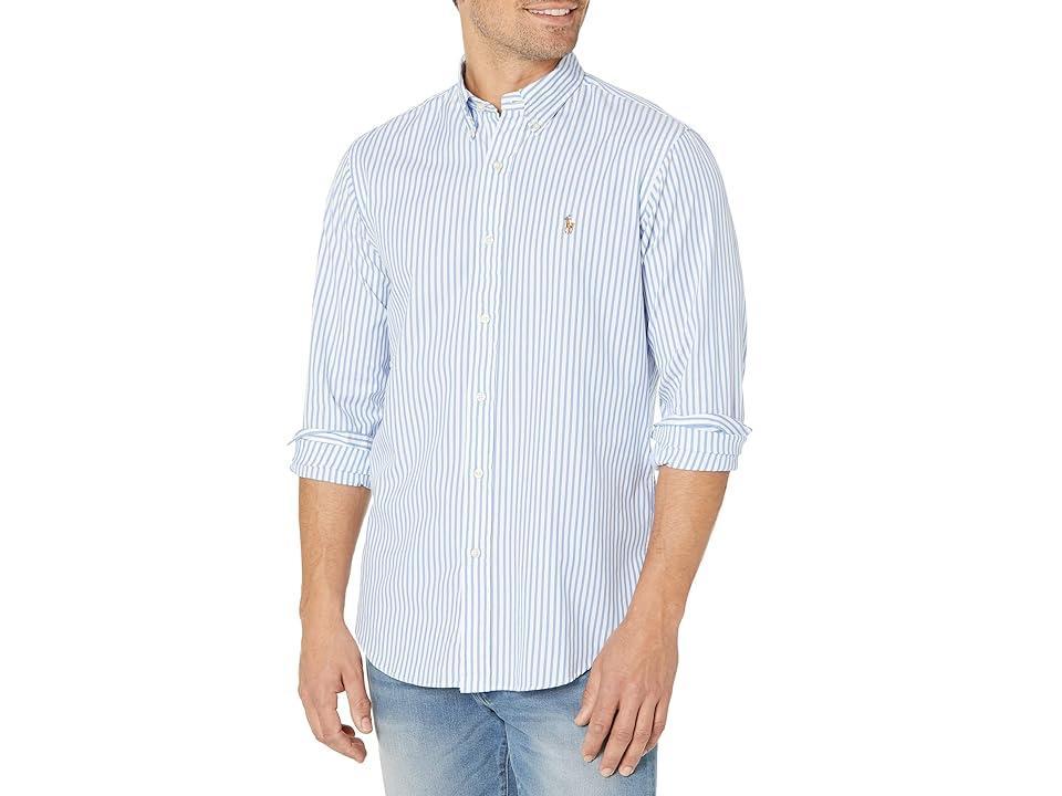 Polo Ralph Lauren Classic Fit Striped Stretch Long Sleeve Woven Shirt Product Image