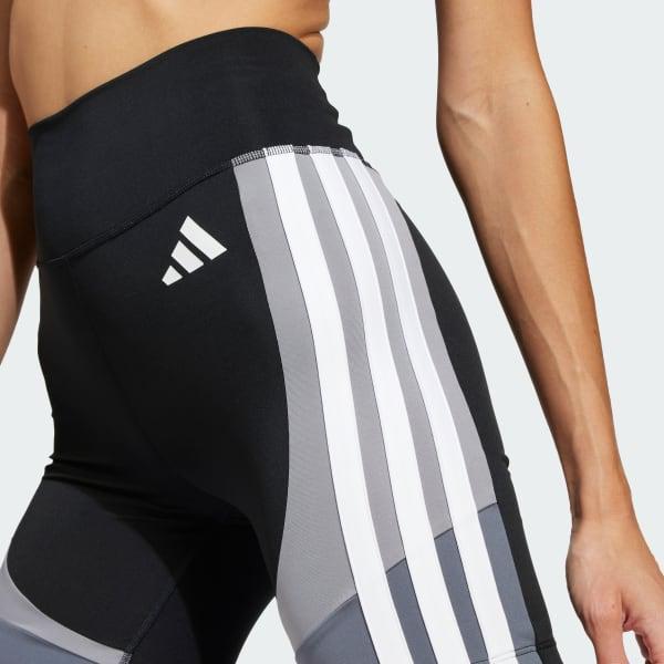adidas Optime Essentials Stash Pocket 7 Short Leggings Black S Womens Product Image
