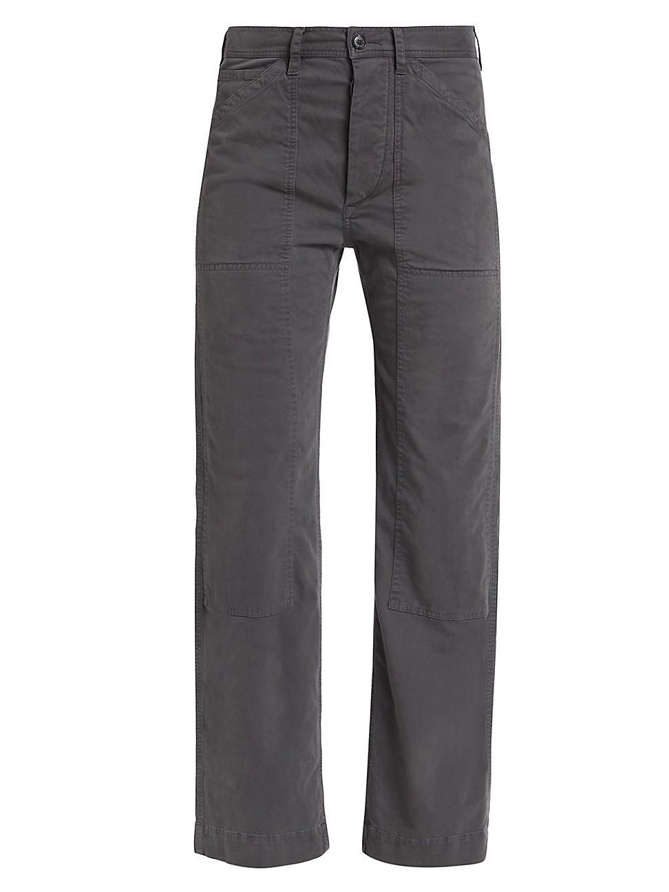 Womens Tibault Stretch-Cotton Pants Size 0 Product Image