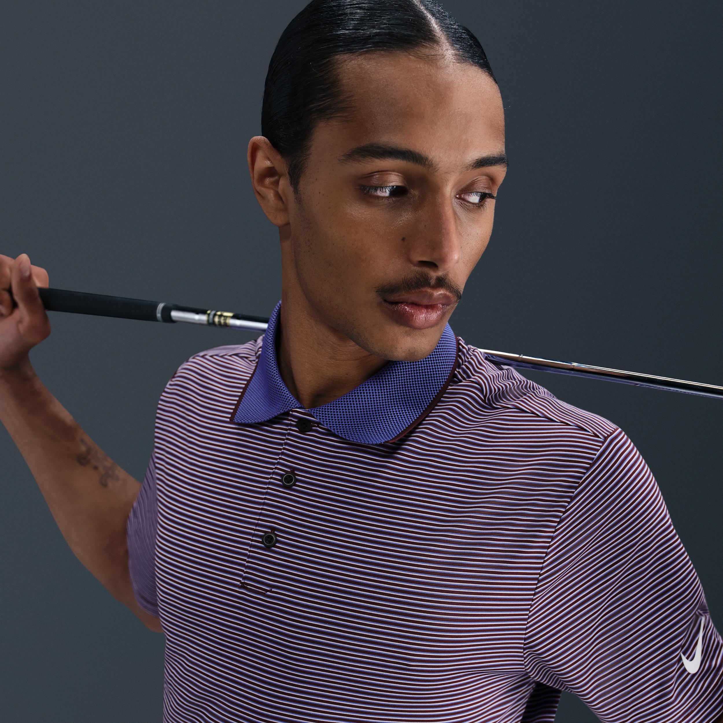 Nike Men's Tour Dri-FIT Striped Golf Polo Product Image
