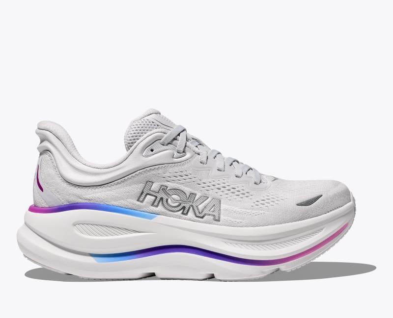HOKA Men's Bondi 9 Shoes in Galactic Grey/Stellar Grey, Size 15 Product Image