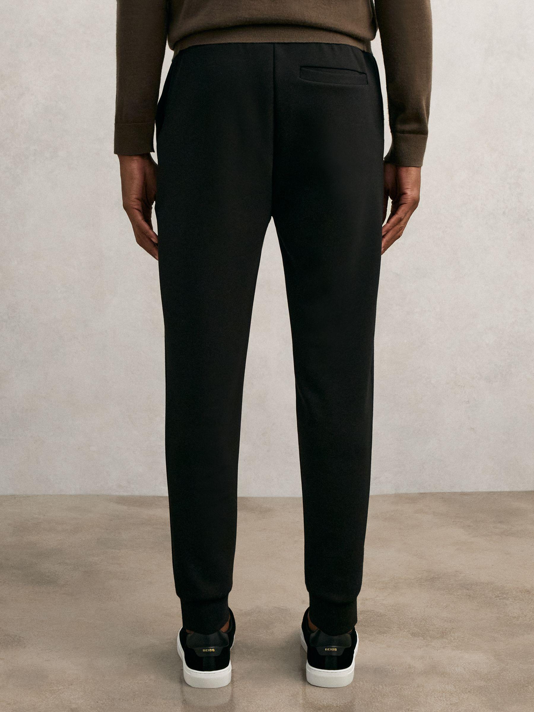 Regular-Fit Wool-Blend Suit Trousers in Blue Product Image