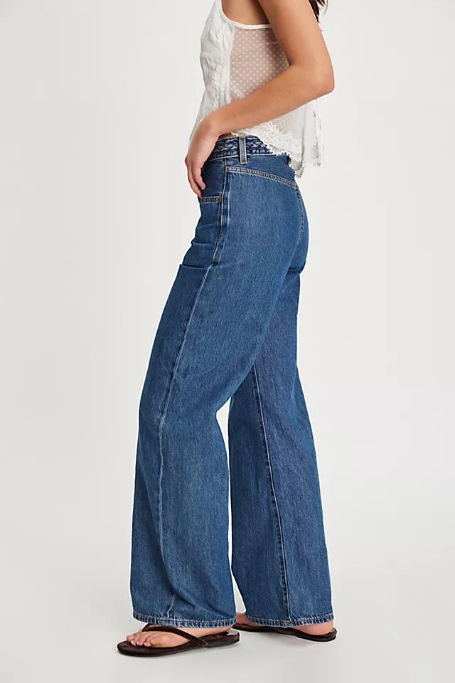 Levi's Ribcage Wide-Leg Braided Jeans Product Image
