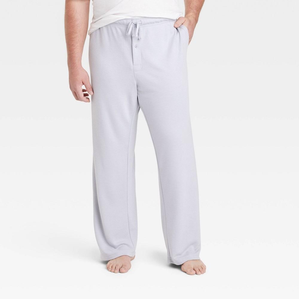 Men's Big & Tall Ottoman Elevated Knit Pajama Pants - Goodfellow & Co™ Gray 5XLT Product Image