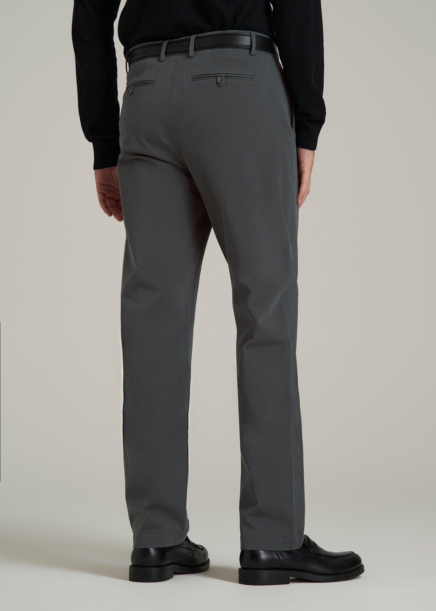 4 Way Stretch Commuter Tapered Chino Pants in Dark Ash Product Image