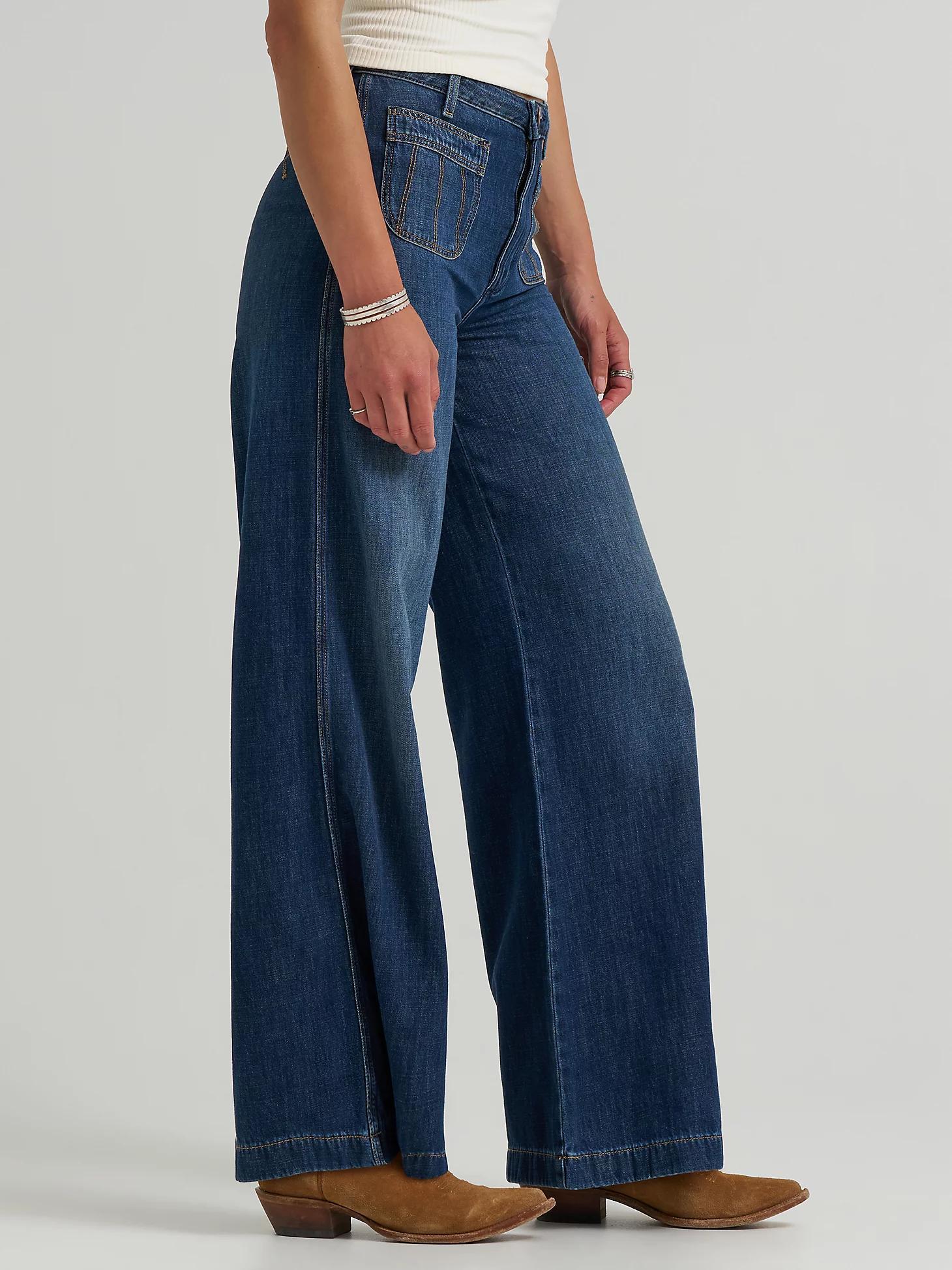 Women's Patch Pocket Trouser Jean | Women's JEANS | Wrangler® Product Image