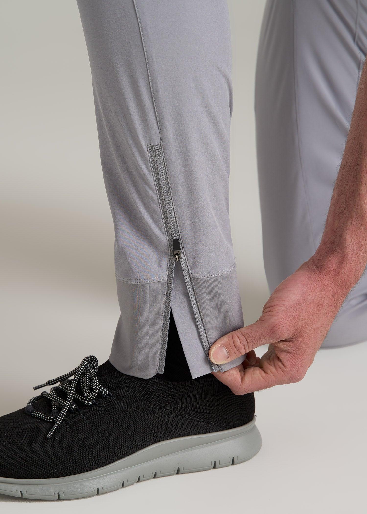 Featherweight Perforated Training Jogger for Tall Men in Light Grey Product Image