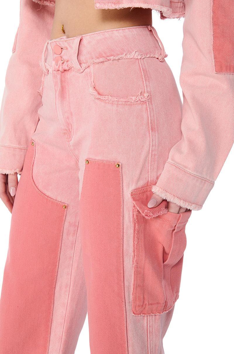 ABOVE AVERAGE WIDE LEG DENIM PANTS Product Image