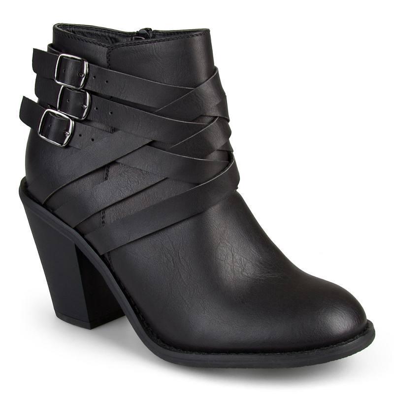 Journee Strap Womens Ankle Boots, Girls Blue Product Image