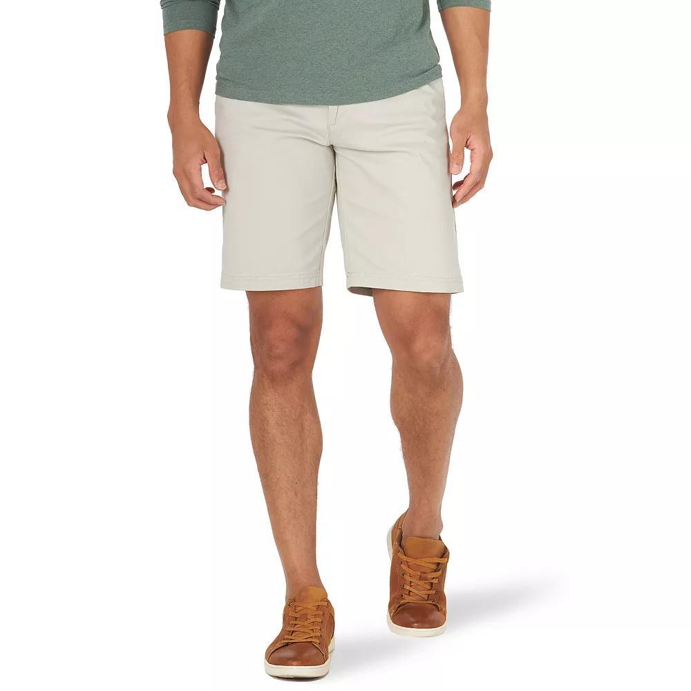 Men's Lee® 10" Extreme Motion Flat Front Shorts, Size: 36, Grey Product Image