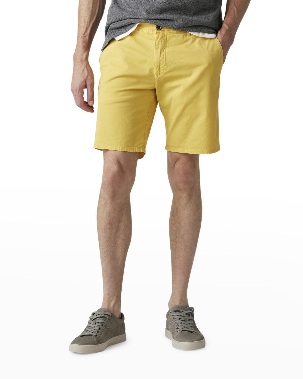 Rodd & Gunn The Peaks Cotton-Blend Over-Dyed Classic Fit Shorts Product Image
