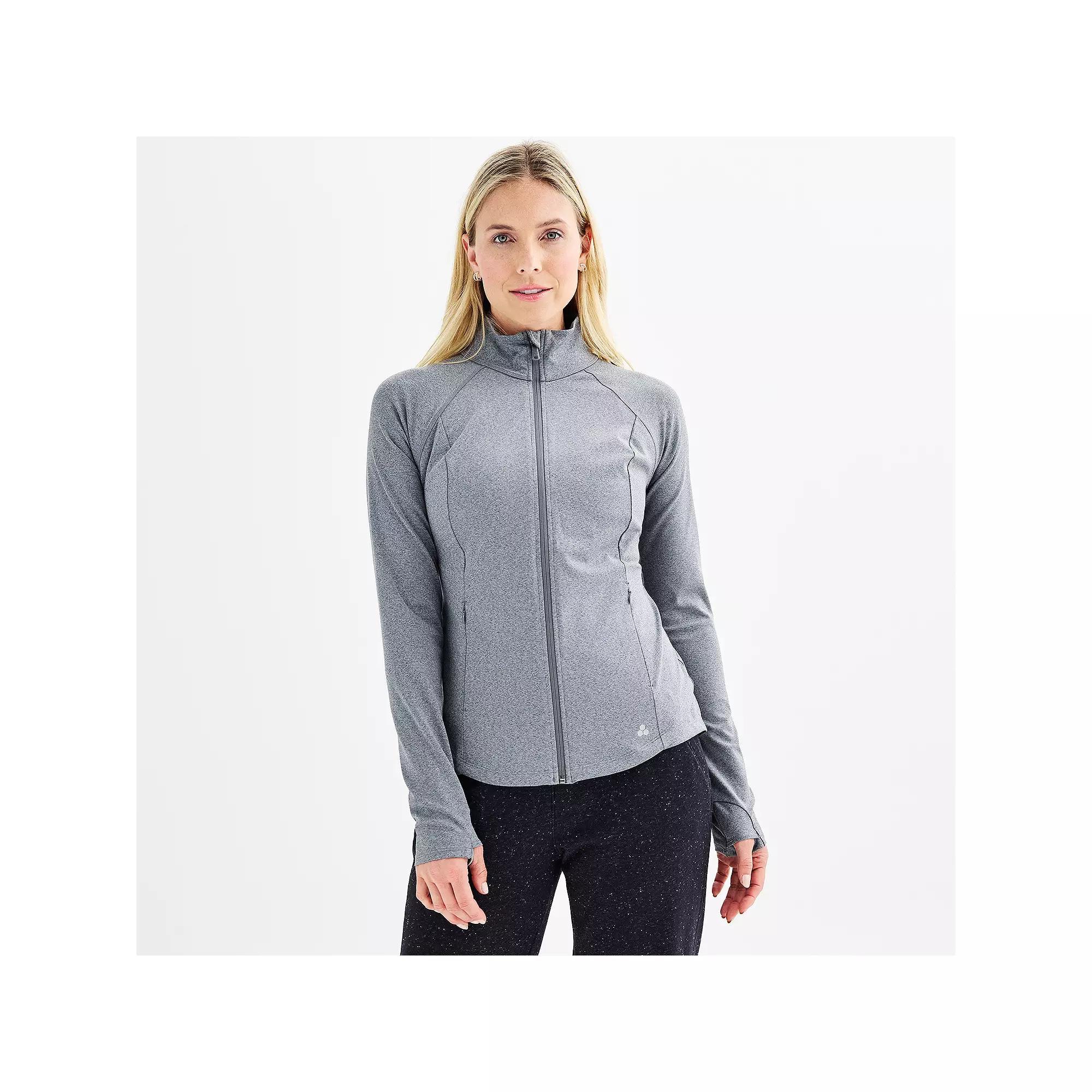 Women's Tek Gear® Ultrastretch Performance Jacket, Size: XXL, Grey Sd Product Image