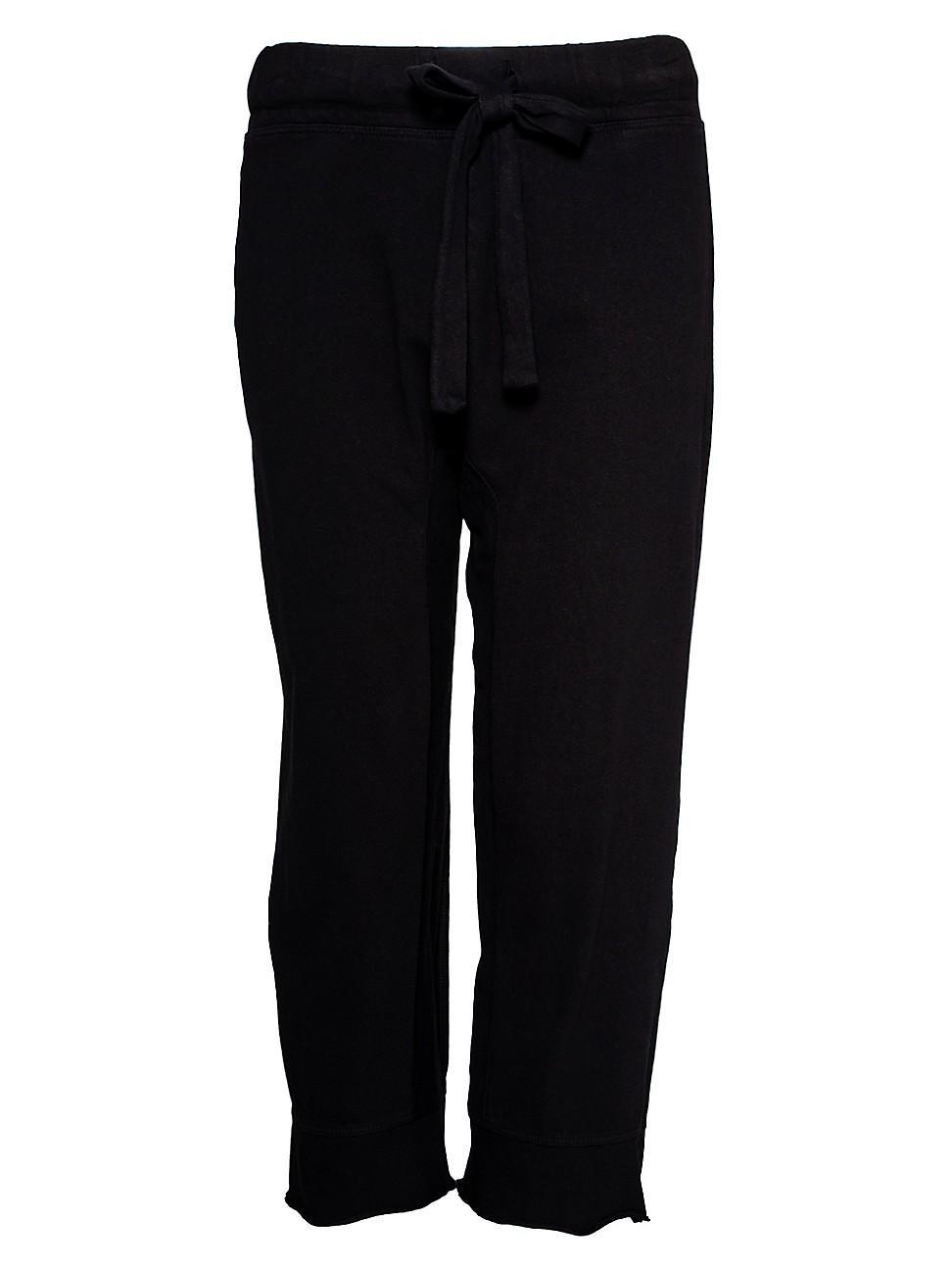 Womens Crop Raw Easy Fit Joggers Product Image
