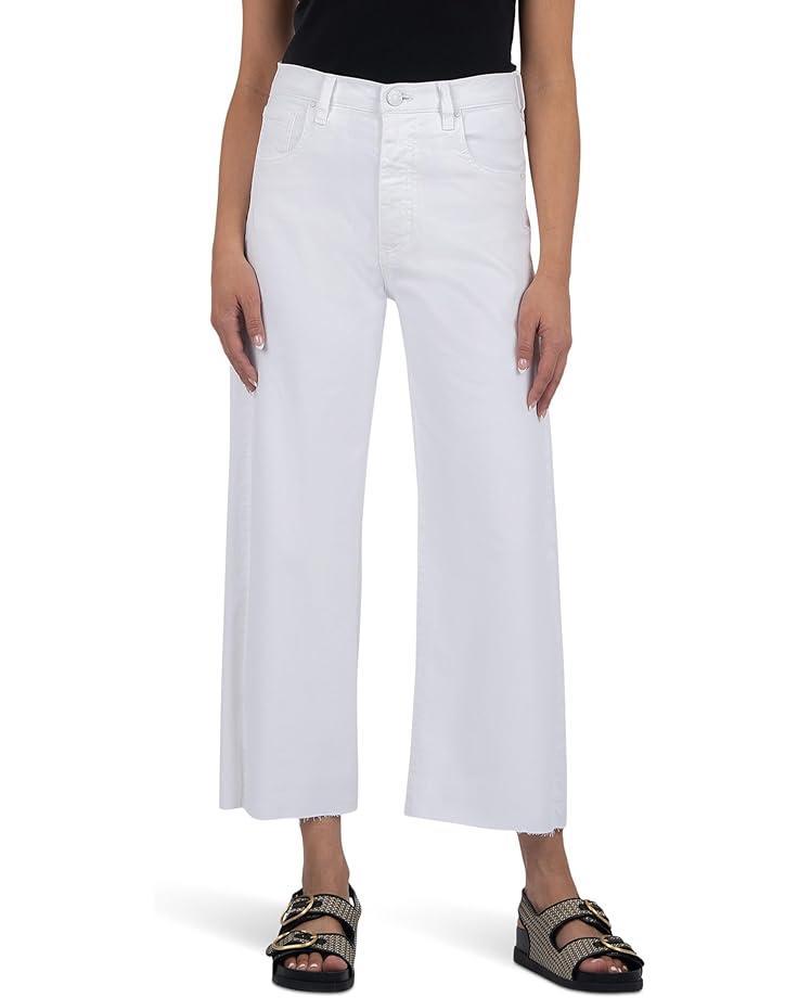 Meg High-Rise Fab Ab Wide Leg Raw Hem in Milestone Product Image