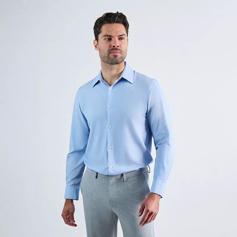 Mens Haggar Performance Slim Fit Dress Shirt Product Image