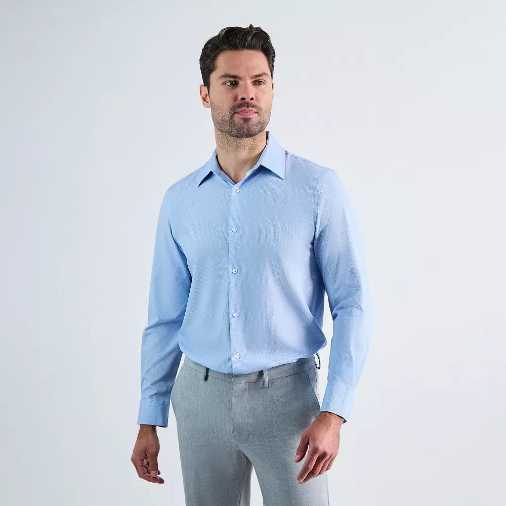 Mens Haggar Performance Slim Fit Dress Shirt Product Image