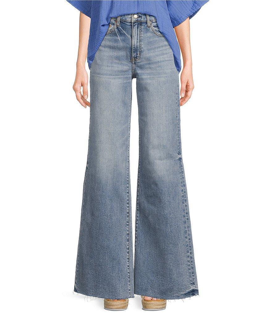 Daze Far Out High Rise Wide Leg Jeans Product Image