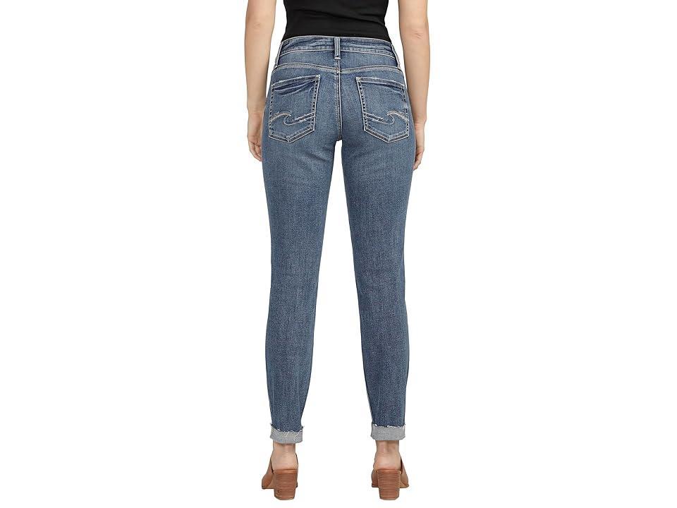 Silver Jeans Co. Mid Rise Cuffed Ankle Slim Jeans Product Image