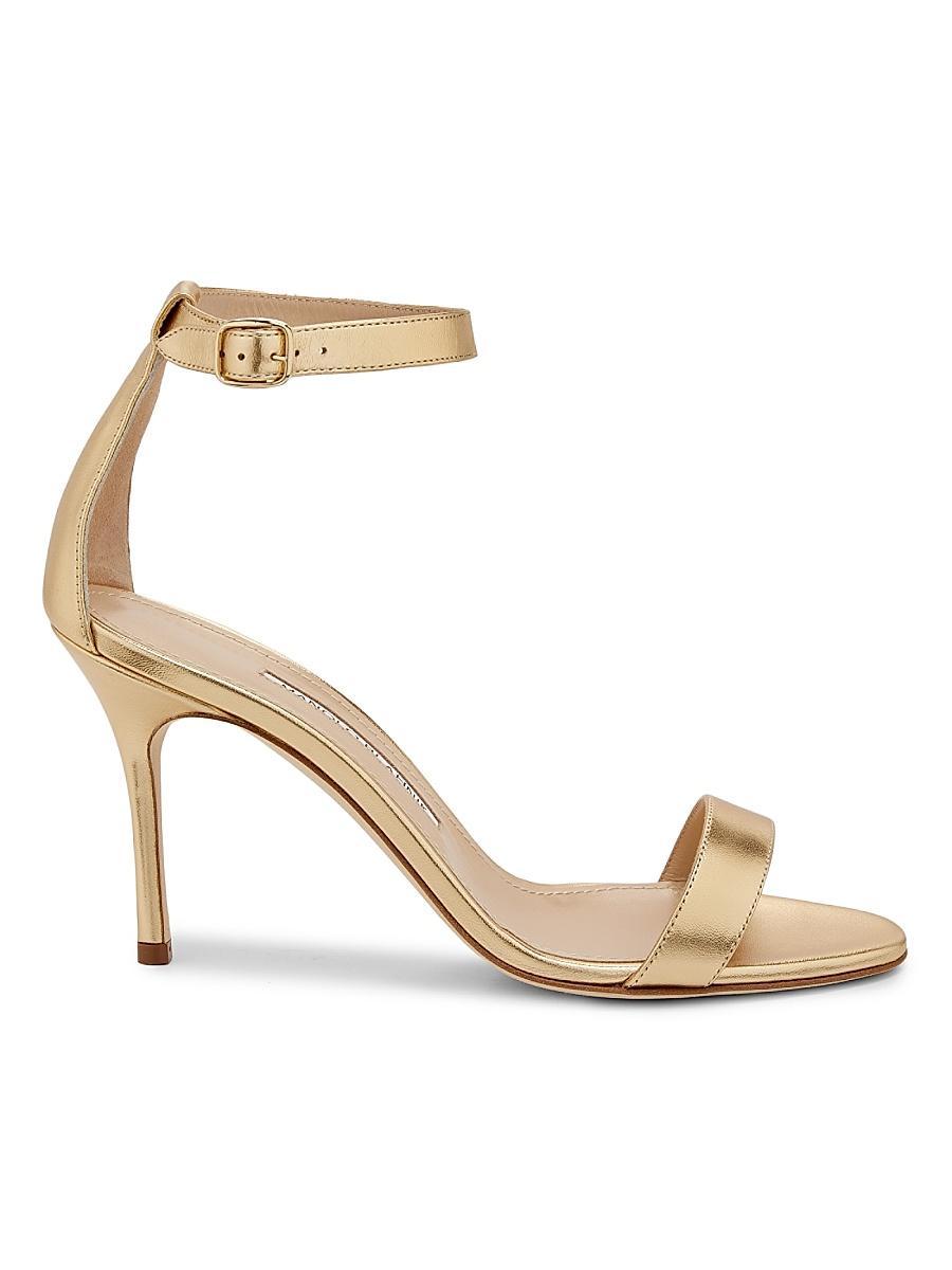 Womens Chaos Metallic Leather Sandals Product Image
