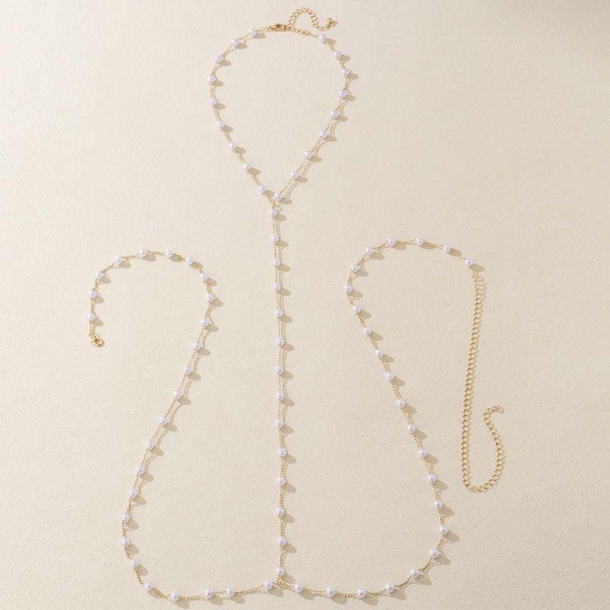 Faux Pearl Body Chain Product Image
