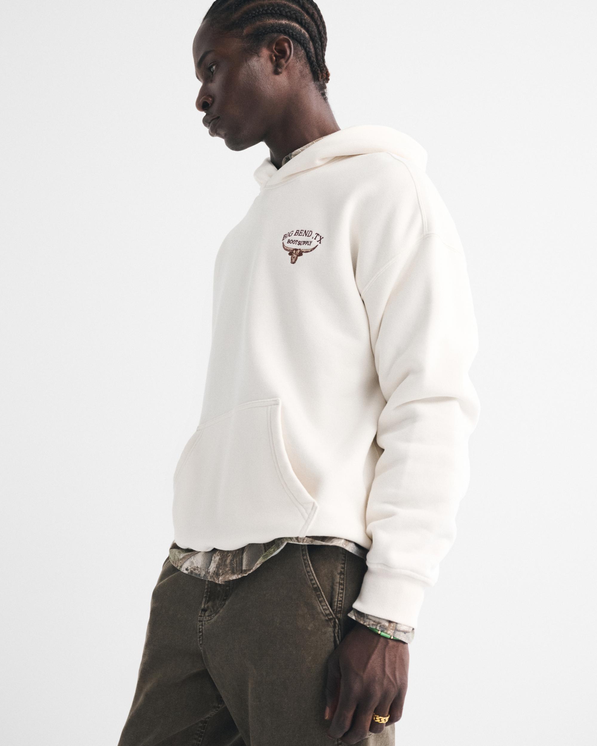 Western Graphic Popover Hoodie Product Image