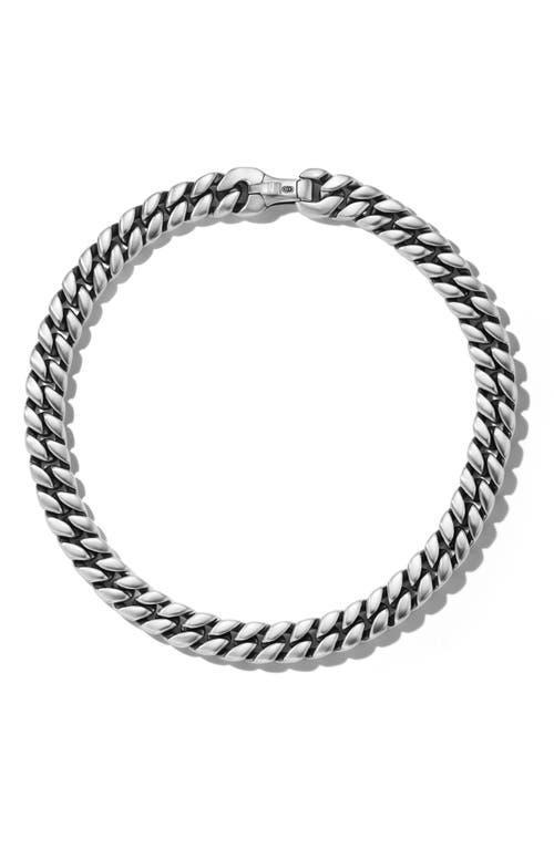 David Yurman Mens Curb Chain Bracelet in Sterling Silver, 6mm Product Image
