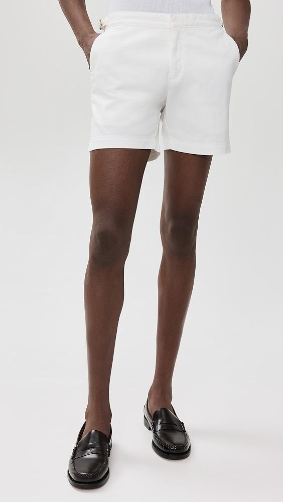 Orlebar Brown Bulldog Stretch Cotton Shorts 5.5" | Shopbop Product Image
