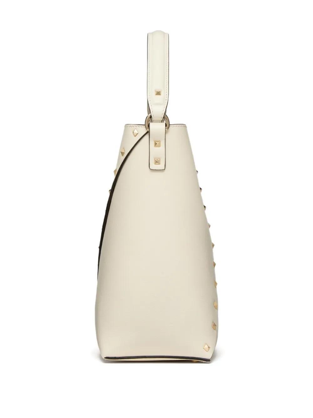 Rockstud Wispy leather bucket bag Product Image