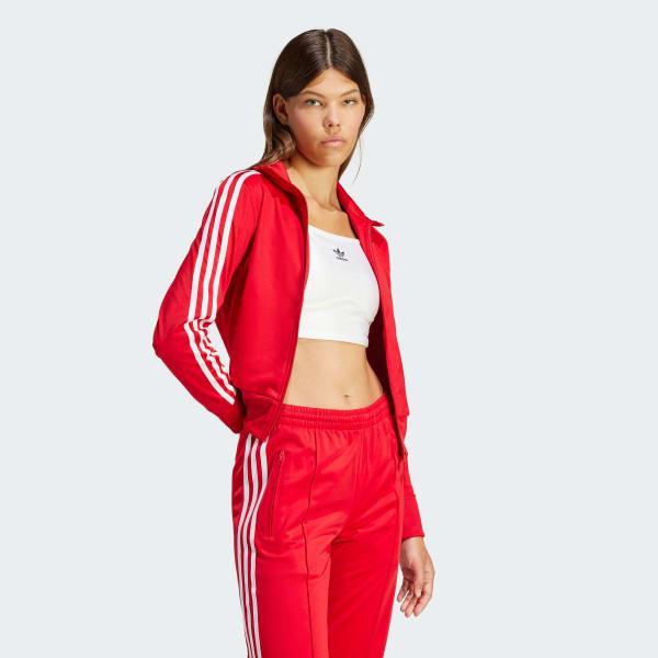 adidas Adicolor Classics Firebird Track Jacket Green XS Womens Product Image