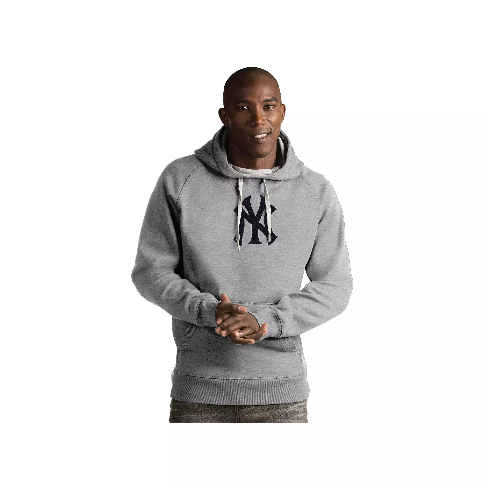 Mens Antigua Victory Pullover Grey Gray Product Image
