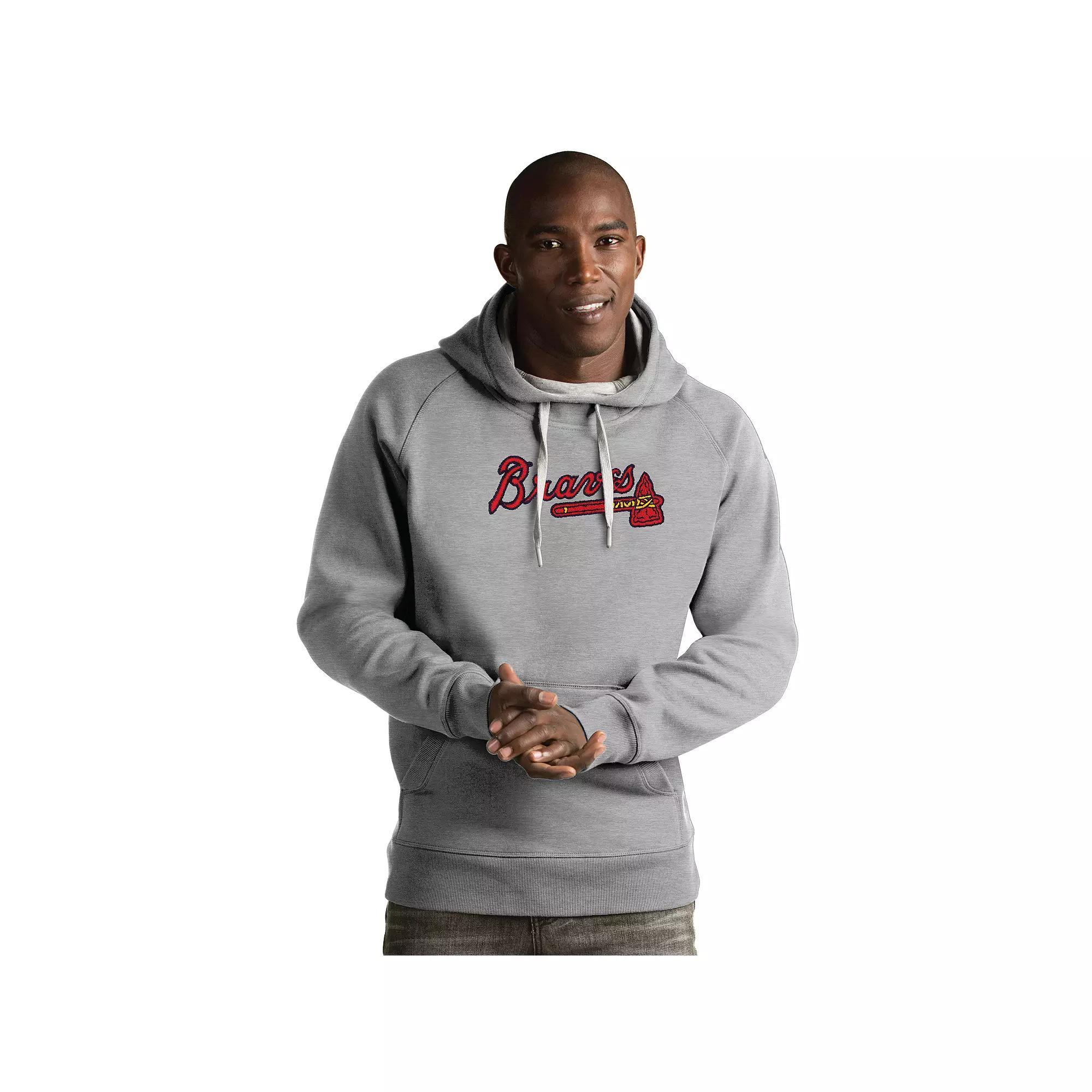 Men's Antigua Victory Pullover, Size: Medium, Grey Gray Product Image