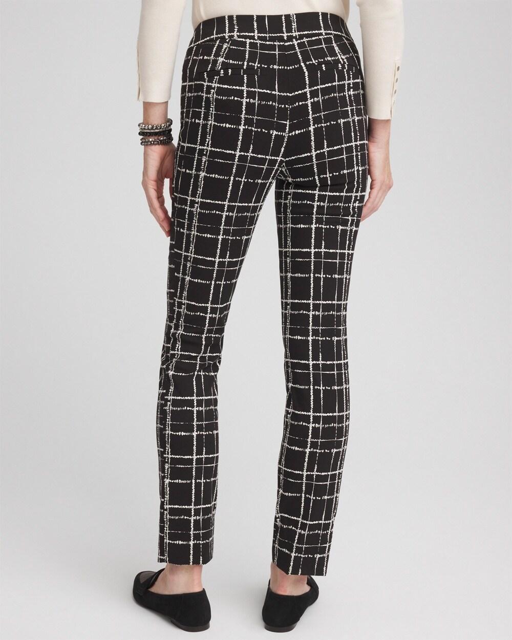 Brigitte Plaid Slim Ankle Pants Product Image