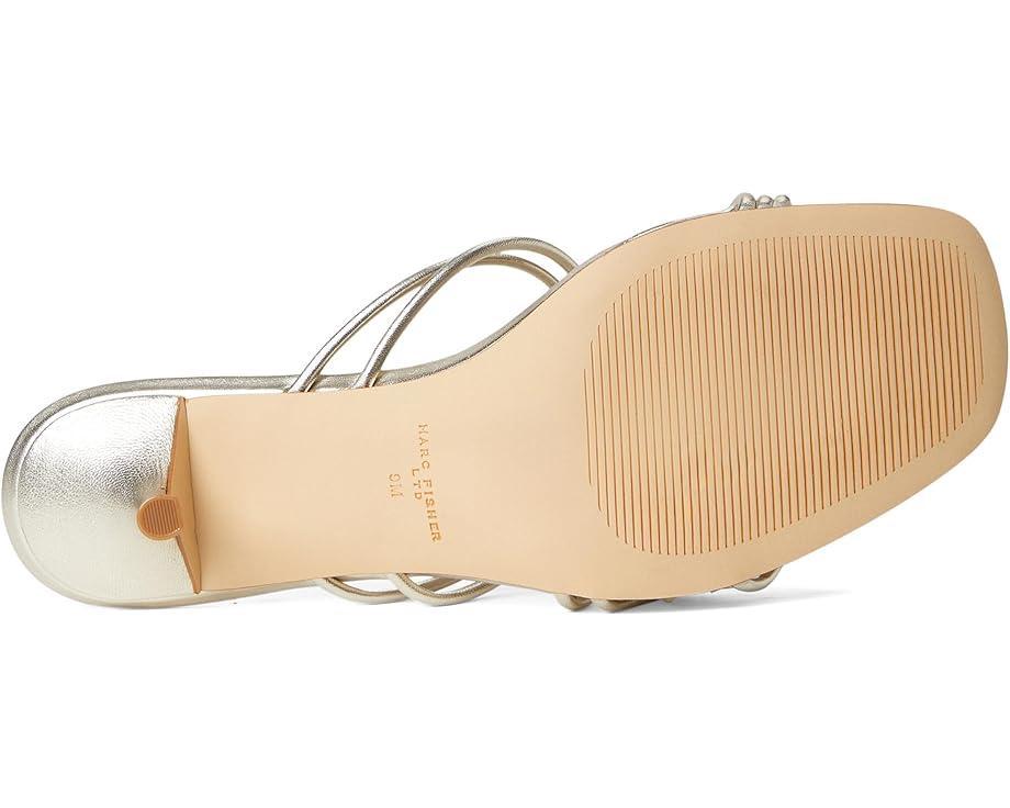 Carolina Metallic Leather Kitten Heel Sandals Product Image