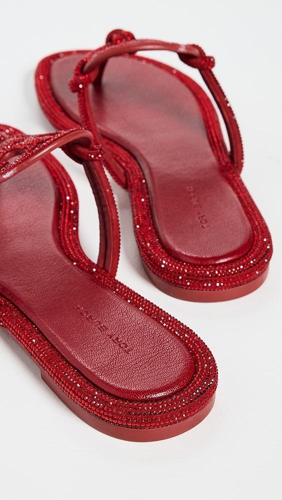 Tory Burch Miller Knotted Pave Sandals | Shopbop Product Image