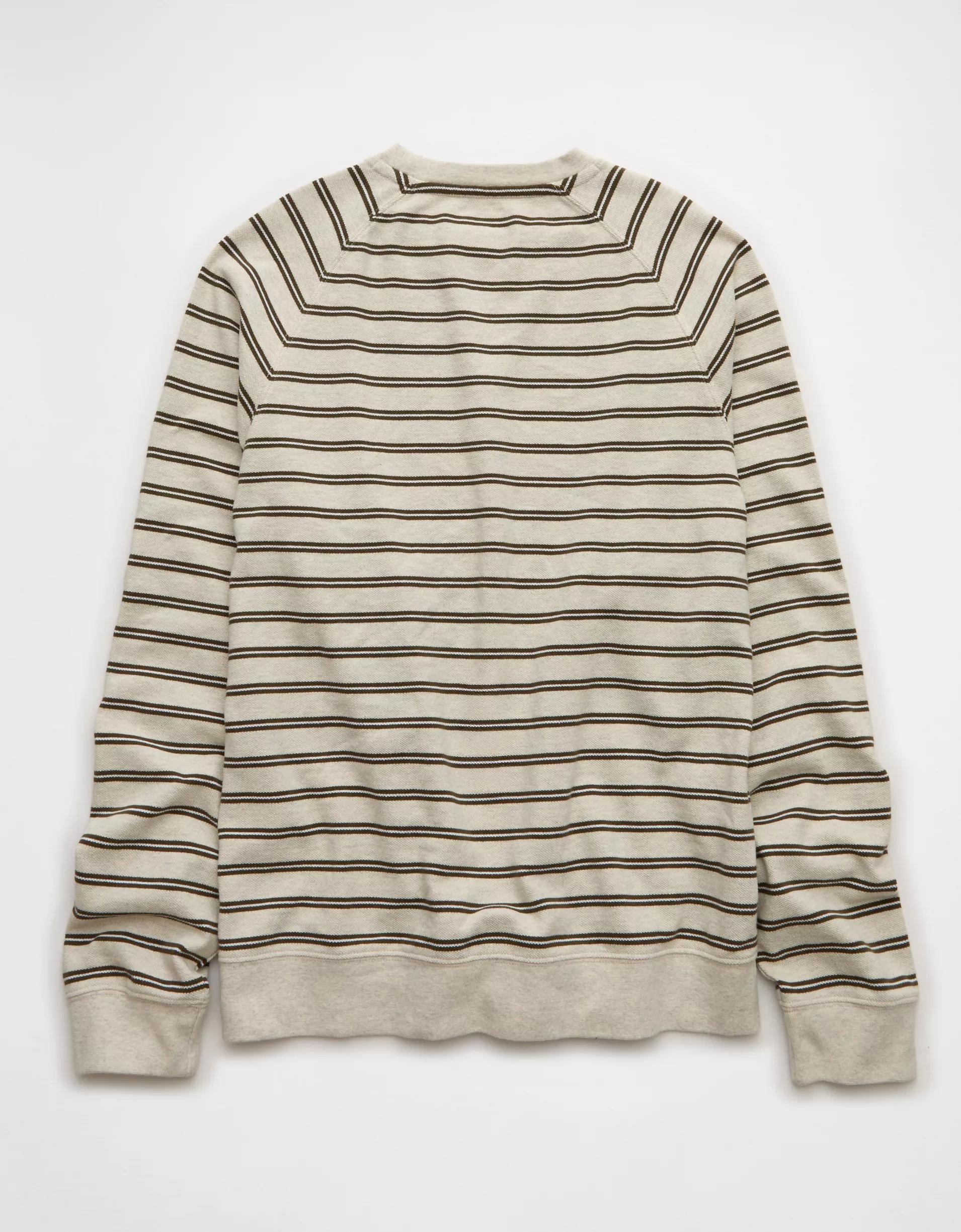 AE Long Sleeve Piqué T-Shirt Product Image