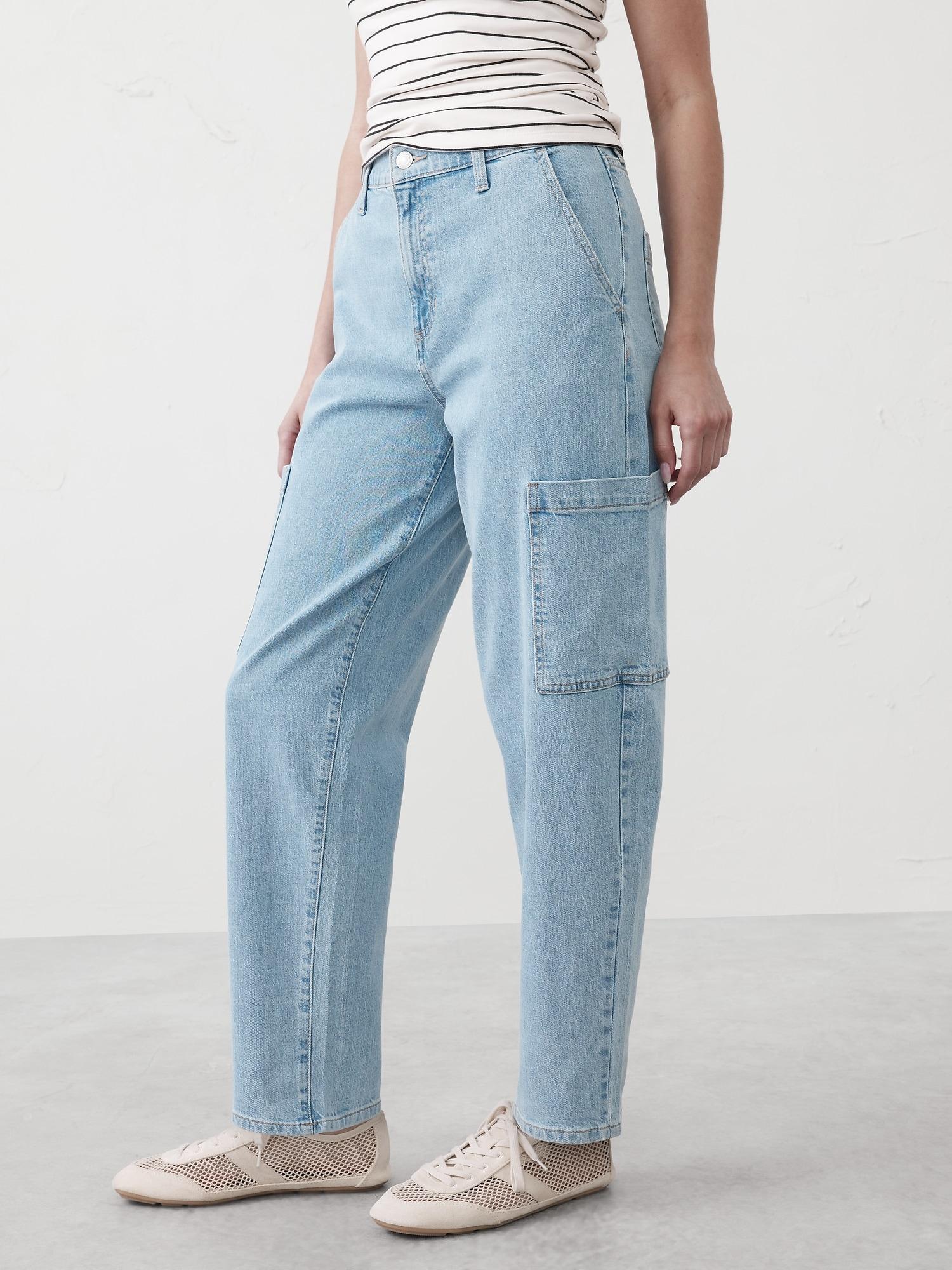 Barrel High-Rise Utility Jean Product Image