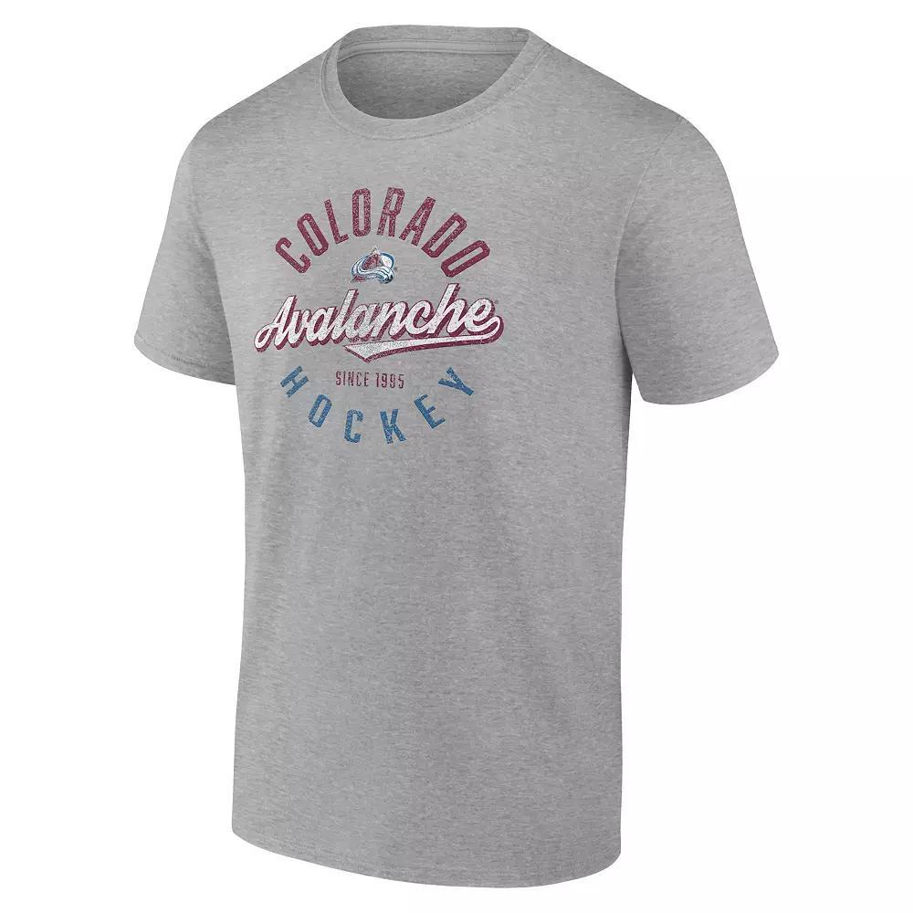 Men's NHL Colorado Avalanche Hockey Tee, Size: Medium, Gray Product Image