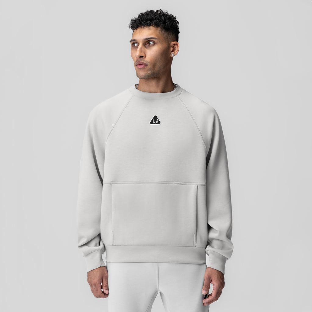 1020. Dri-Core™ Oversized Crewneck - Light Grey Product Image