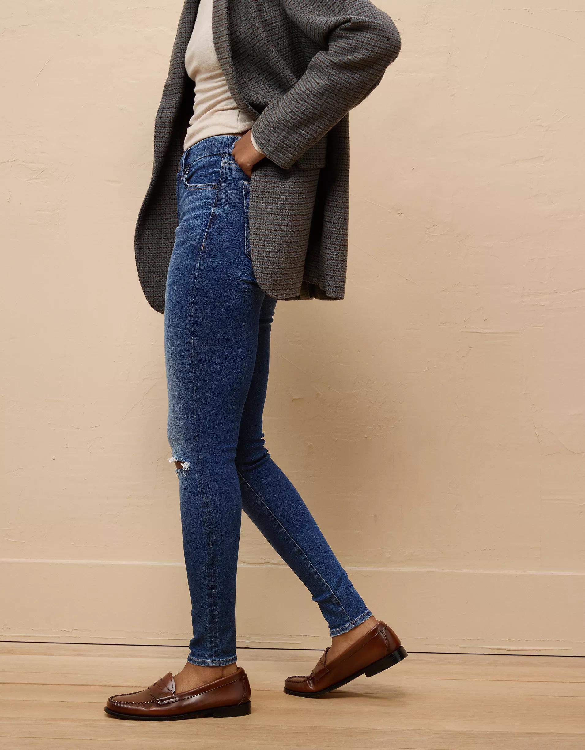 AE Luxe Ripped High-Waisted Jegging Product Image