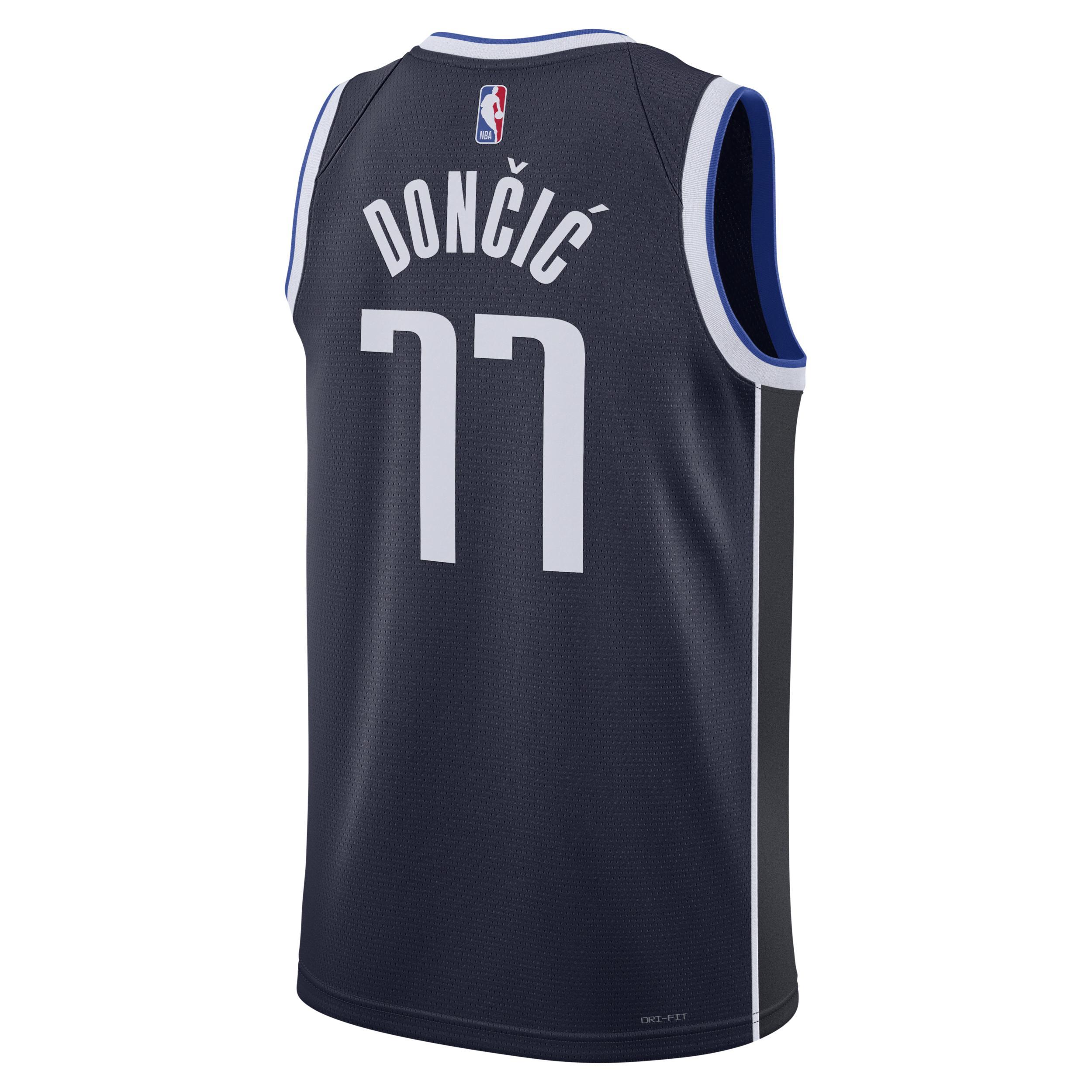 Mens Nike Luka Doncic Royal Dallas Mavericks Swingman Jersey Product Image